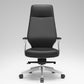 Fixed Arms Desk Chair Modern No Distressing Leather Ergonomic Office Chair