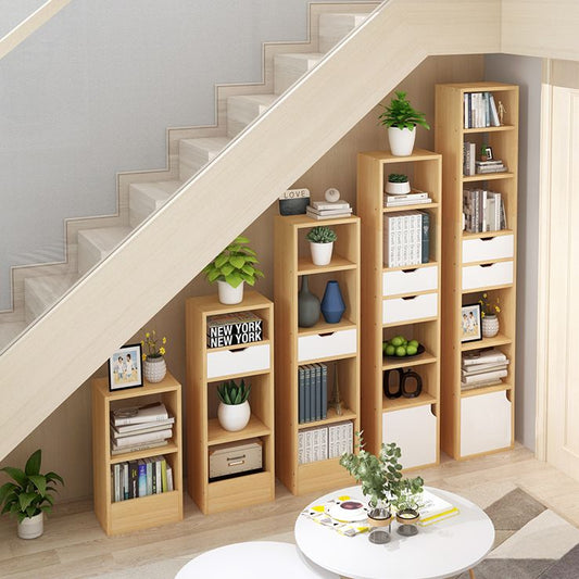 Closed Wooden Bookshelf Modern Home Living Room Corner Bookcase Clearhalo 'Bookcases' 'furn' 'furn_bookcases' 'Furniture' 'Office Furniture' 1200x1200_06c7af47-42b1-4adc-b04e-ae79d59d8e5b