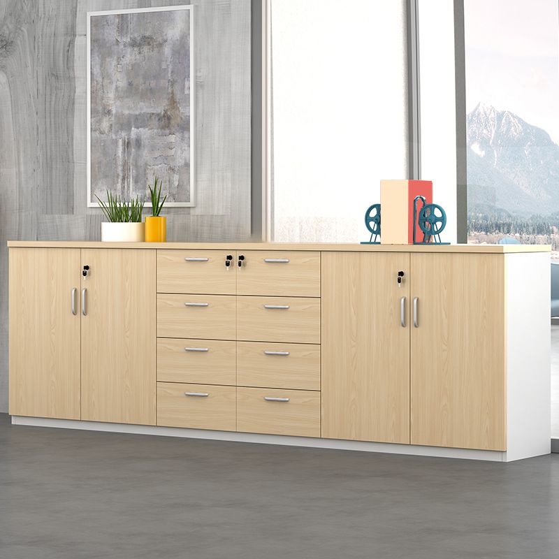 Modern Wood Cabinet Locking Drawers and Storage Lateral File Cabinet Clearhalo 'Filing Cabinets' 'filling_cabinets' 'furn' 'furn_filling_cabinets' 'Furniture' 'Office Furniture' 1200x1200_06cc33a5-3bce-4c00-9cdb-d83554ab794f