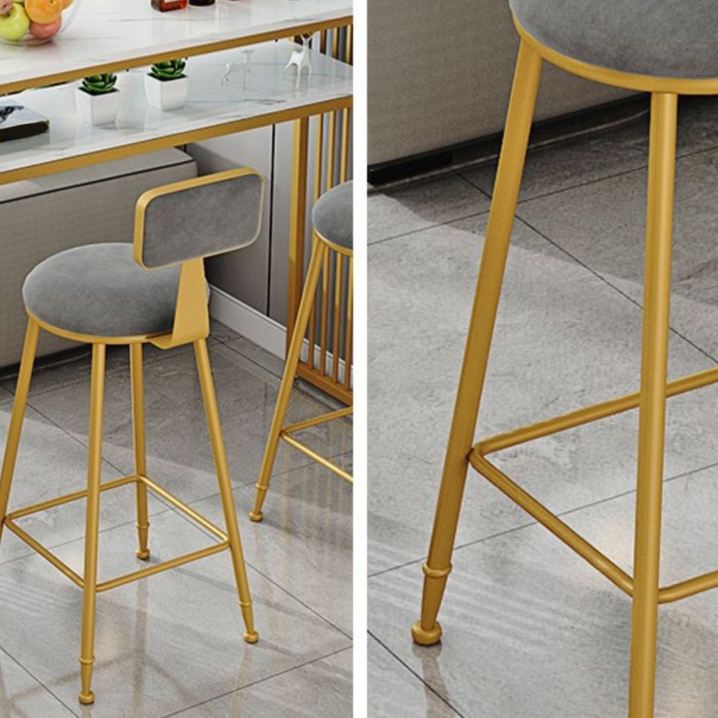 Rectangle Bar Pub Table Set 1/3/4/5 Pcs Metal and Wood Bar Table and Upholstered Stools Clearhalo 'Bar Furniture' 'furn' 'furn_home_bar_bar_sets' 'Furniture' 'Home Bars & Bar Sets' 'home_bar_bar_sets' 'Kitchen & Dining Furniture' 1200x1200_06cfe9c6-719e-498d-999c-f4ecbd29a404