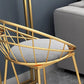 Glam Oval Bar Set Storage 1/2/3 Pieces Stone Counter Height Set in Gold Clearhalo 'Bar Furniture' 'furn' 'furn_home_bar_bar_sets' 'Furniture' 'Home Bars & Bar Sets' 'home_bar_bar_sets' 'Kitchen & Dining Furniture' 1200x1200_06d0e6a3-2ffb-40a0-830c-f284b1cd293a