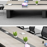 29,25 pollici di rettangolo della scrivania dell'ufficio contemporanea.