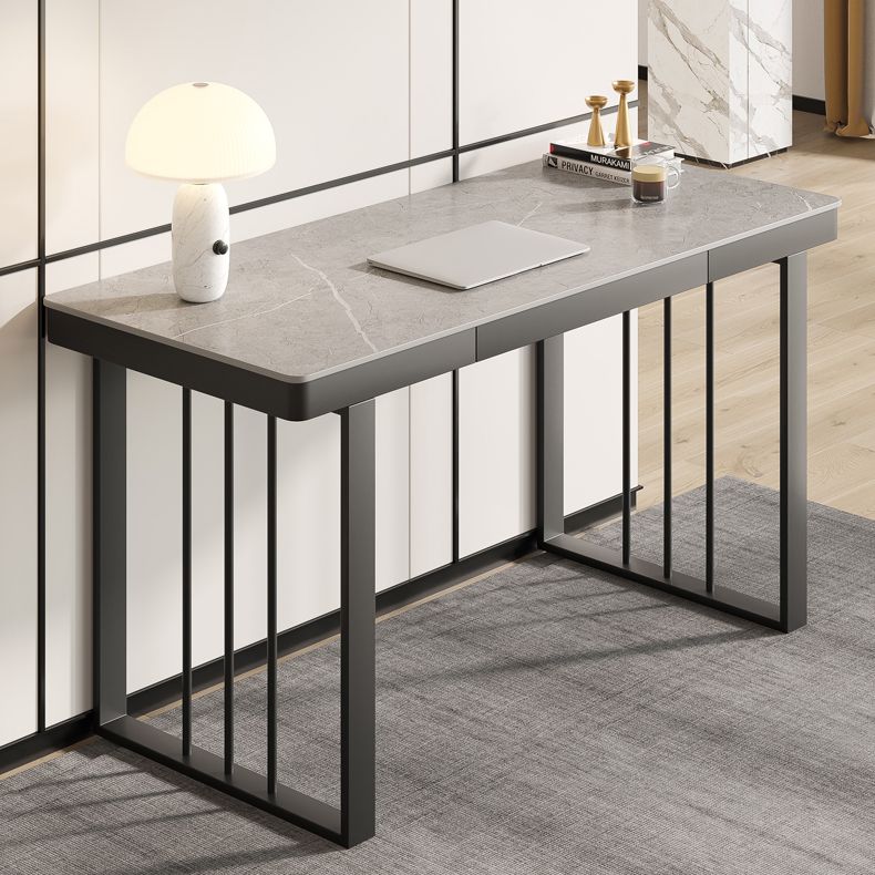 Escritorio de escritura contemporánea escritorio de trineo rectangular para dormitorio