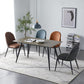 Contemporary Style Dining Chair Armless Metal Side Parsons Chairs for Kitchen Clearhalo ' kitchen&dining_furn' 'Dining Chairs' 'Dining Tables & Seating' 'dining_chair' 'furn' 'furn_dining_chair' 'Furniture' 'furniture_dining_chair' 'Kitchen & Dining Furniture' 'kitchen' 1200x1200_06d36e25-130d-47b2-8534-35c32d3f7ae3