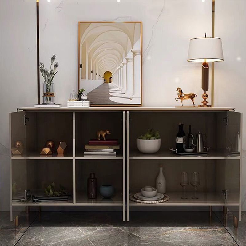 Server a buffet di pietra credenza moderna e contemporanea con armadi