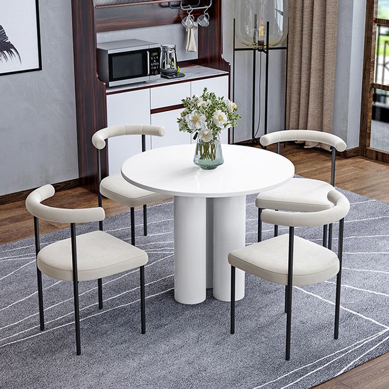 Black Iron Legs Dining Chairs Modern Armless Side Chair for Home Clearhalo 'Dining Chairs' 'Dining Tables & Seating' 'dining_chair' 'furn' 'furn_dining_chair' 'Furniture' 'Kitchen & Dining Furniture' 1200x1200_06d83065-d76e-4a26-9943-dabc46c3fc4d
