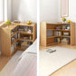 Contemporary Style Bookshelf Open Back Bookcase for Home Office