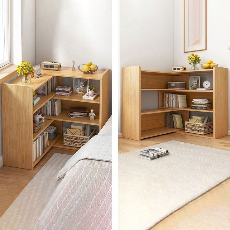 Contemporary Style Bookshelf Open Back Bookcase for Home Office