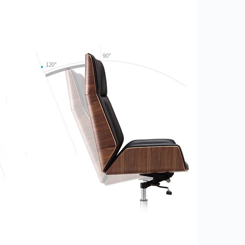 Modern Rotatable Office Chair High Back Fixed Armrest Manager Chair Clearhalo 'furn' 'furn_office_chair' 'Furniture' 'Office Chairs' 'Office Furniture' 'office_chair' 1200x1200_06d98b56-db36-455c-bbda-7c403505e000
