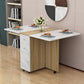 Manufactured Wood Mid-Century Modern Table Rectangle Wood Top Table with Drop Leaf Clearhalo ' dining_table' 'Dining Tables & Seating' 'Dining Tables' 'furn' 'furn_dining_table' 'Furniture' 'furniture_dining_table' 'Kitchen & Dining Furniture' 'kitchen&dining_furn' 'kitchen' 'kitchen_dining_table' 1200x1200_06db7679-b1fa-44ac-bc31-a9fd7e54a2b8
