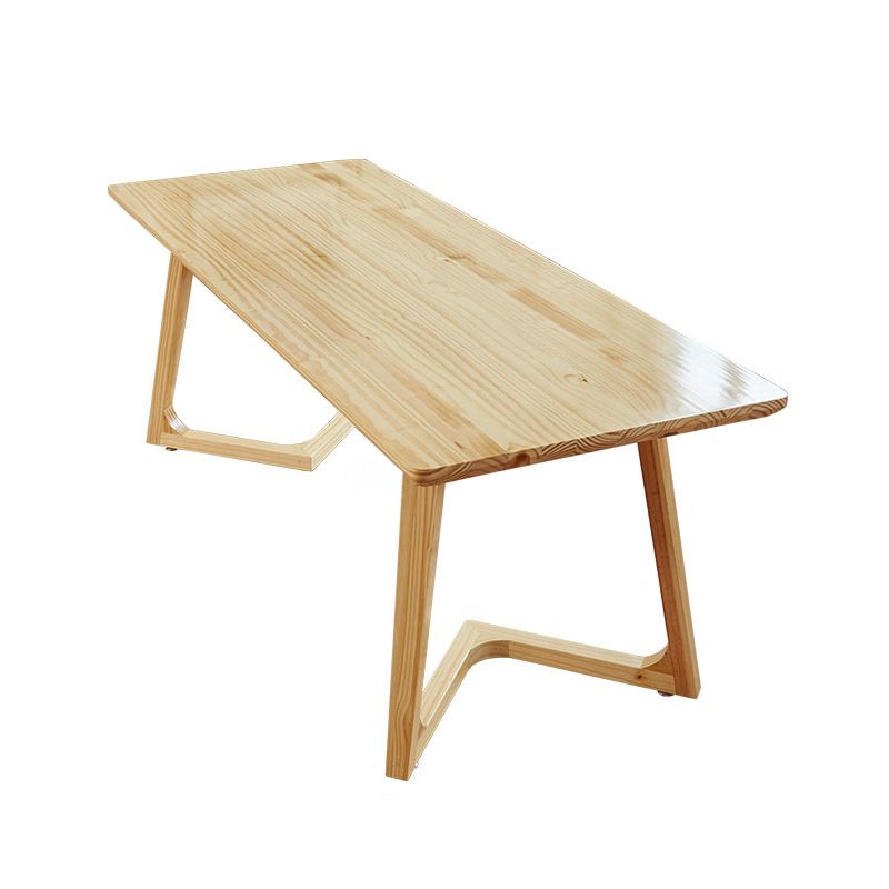 Moderne rechthoek houten eettafel 1/2/4/5 stukken eetgelegenheid voor eetkamer