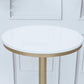 Round Bar Table Gold and Metal Base Bar Table for Kitchen Living Room Coffee Room Clearhalo 'Bar Furniture' 'Bar Tables' 'bar_tables' 'furn' 'furn_bar_tables' 'Furniture' 'Kitchen & Dining Furniture' 1200x1200_06de77eb-6777-49ee-92f9-609c73a62cc7