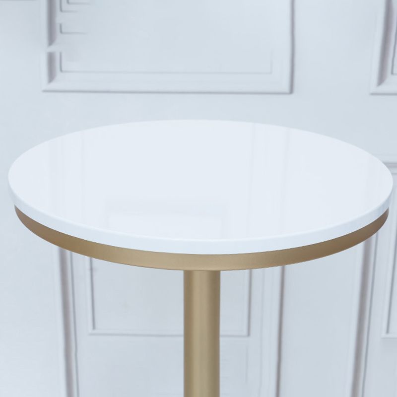 Round Bar Table Gold and Metal Base Bar Table for Kitchen Living Room Coffee Room Clearhalo 'Bar Furniture' 'Bar Tables' 'bar_tables' 'furn' 'furn_bar_tables' 'Furniture' 'Kitchen & Dining Furniture' 1200x1200_06de77eb-6777-49ee-92f9-609c73a62cc7