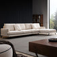 Ivory 4-seat Square Arm Sectional Scandinavian Fabric Sofa & Chaise Clearhalo 'furn' 'furn_sectionals' 'Furniture' 'Living Room Furniture' 'Sectionals' 1200x1200_06e0ad32-e1c6-4613-baf5-a347dcd15378