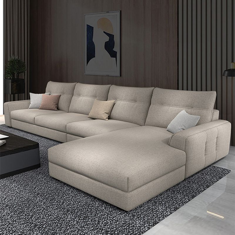 Trapuntato posteriore sezionale con cuscini di bolster sqaure sezionale