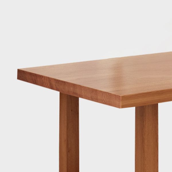Simple Pine 4 Legs Dining Table Solid Wood Rectangle Furniture for Home Clearhalo ' dining_table' 'Dining Tables & Seating' 'Dining Tables' 'furn' 'furn_dining_table' 'Furniture' 'furniture_dining_table' 'Kitchen & Dining Furniture' 'kitchen&dining_furn' 'kitchen' 'kitchen_dining_table' 1200x1200_06e11995-2899-4a30-96ee-fb71249d72a8