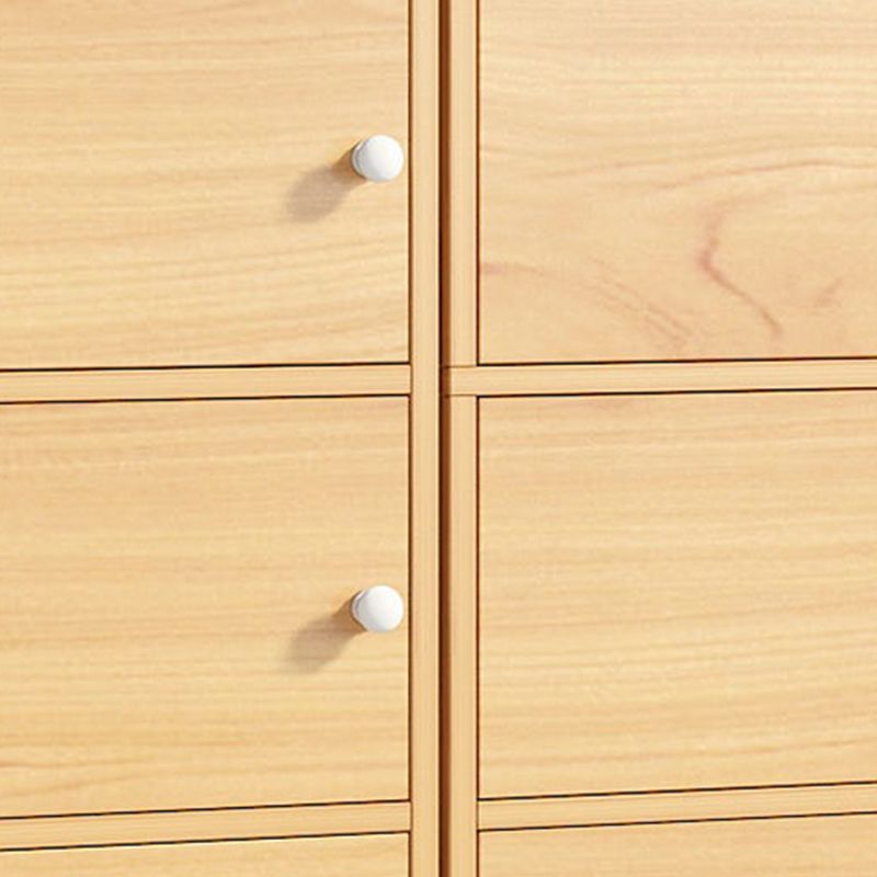 Armoire à accent moderne avec armoire à portes boutons, résistant à l'eau