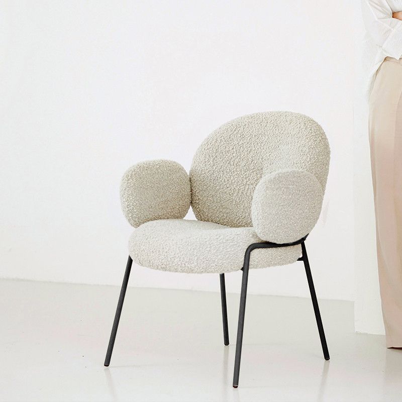 Silla de comedor tapizada contemporánea Silla Parsons de comedor