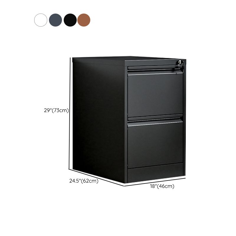 Zeitgenössischer Stil Dateischrank Metall Vertikaler Aktingschrank für Home Office