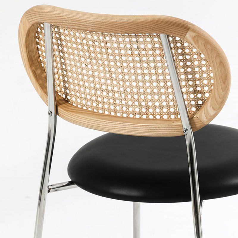 Industrial Metal Dining Room Chairs Armless Open Back Dining Side Chair Clearhalo ' kitchen&dining_furn' 'Dining Chairs' 'Dining Tables & Seating' 'dining_chair' 'furn' 'furn_dining_chair' 'Furniture' 'furniture_dining_chair' 'Kitchen & Dining Furniture' 'kitchen' 1200x1200_06e63dca-9d7b-48df-a1b1-c09be3c9b068