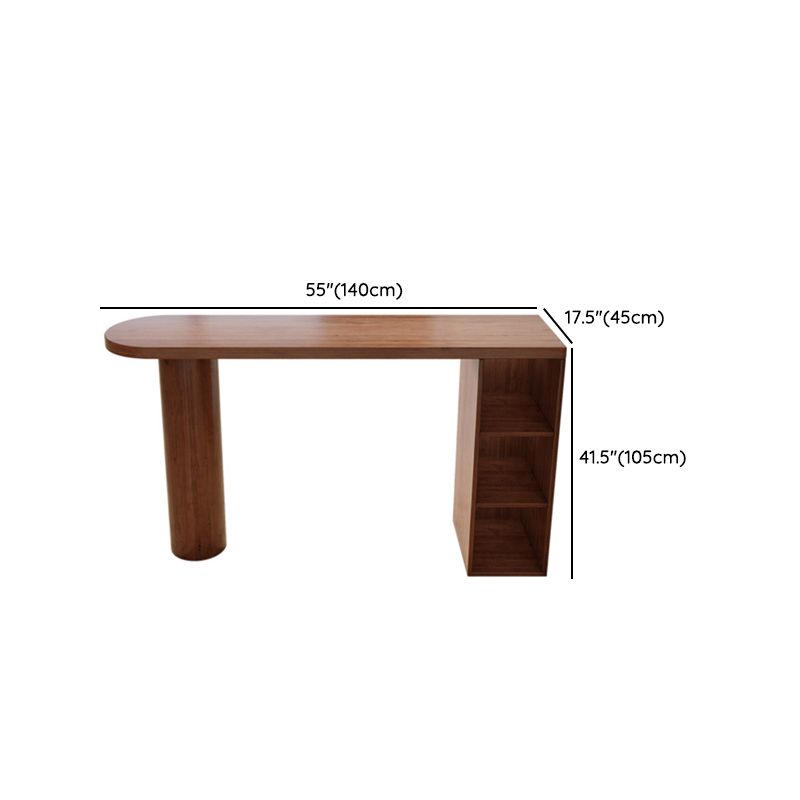 Industrial 1/2 Pieces Bar Table Set Pine Wood Counter Table with High Stools Clearhalo 'Bar Furniture' 'furn' 'furn_home_bar_bar_sets' 'Furniture' 'Home Bars & Bar Sets' 'home_bar_bar_sets' 'Kitchen & Dining Furniture' 1200x1200_06e795bd-e0dd-4f09-b90c-bb2131606ca2