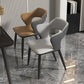 Modern Leather Dining Arm Chair Upholstered Open Back Armchair with Metal Legs Clearhalo ' kitchen&dining_furn' 'Dining Chairs' 'Dining Tables & Seating' 'dining_chair' 'furn' 'furn_dining_chair' 'Furniture' 'furniture_dining_chair' 'Kitchen & Dining Furniture' 'kitchen' 1200x1200_06e7cce9-3822-46d9-b033-cf05c7721a30