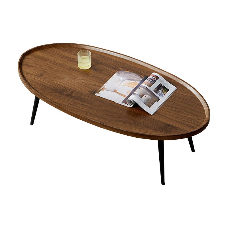 Modern Wood Coffee Table Four-Leg Accent Table in White/Brown/Black Clearhalo 'Coffee & Accent Tables' 'Coffee Tables' 'coffee_tables' 'furn' 'furn_coffee_tables' 'Furniture' 'Living Room Furniture' 1200x1200_06ea03ba-7410-4cec-8292-eb7cff081da6