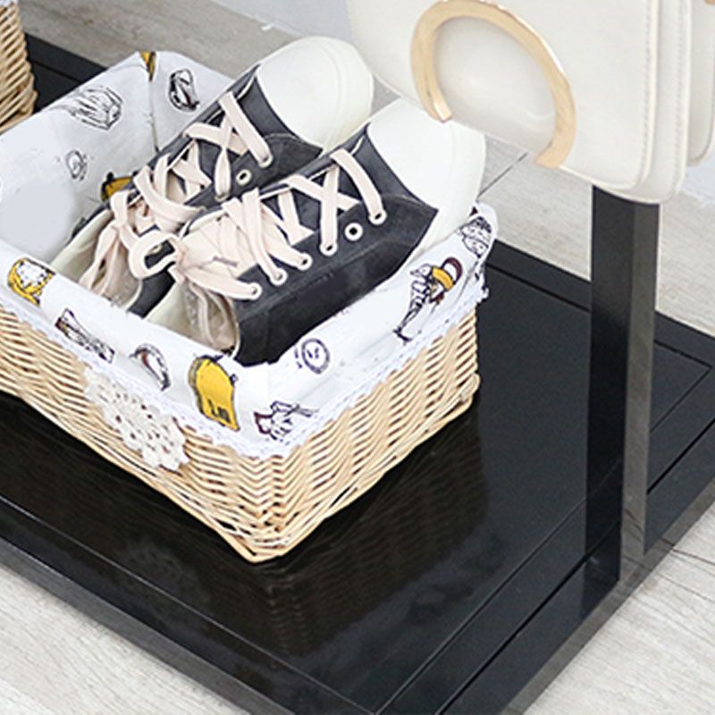 Contemporary Hall Stand with Clothes Rail Storage Shelves Coat Hanger Clearhalo 'Entry & Mudroom Furniture' 'furn' 'furn_hall_tree_coat_racks' 'Furniture' 'Hall Trees & Coat Racks' 'hall_tree_coat_racks' 1200x1200_06eb50cc-2f4d-4a5a-b3be-1eb2f0ffb372