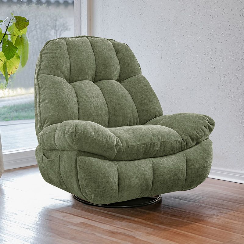 Recliner standard trapuntata di Chenille contemporanea con archiviazione