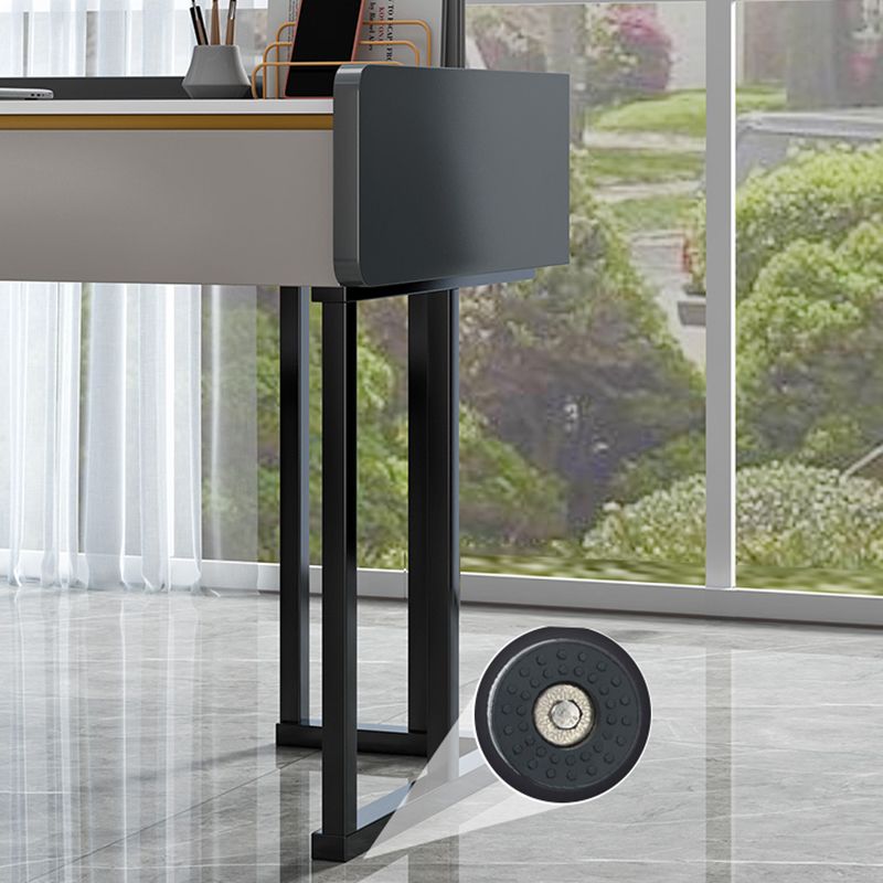 Zeitgenössischer Stein Schreibtisch Schlafzimmer Büroschreibtisch mit 2 Schubladen