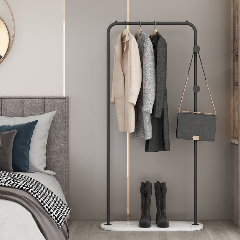 Moderner Kleiderregal 2 Haken Feste Farbmetallhalle mit Marmorboden