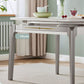 Extendable Round Dining Table Solid Wood 4 Legs Dining Table for Dining Room Clearhalo 'Dining Tables & Seating' 'Dining Tables' 'dining_table' 'furn' 'furn_dining_table' 'Furniture' 'Kitchen & Dining Furniture' 1200x1200_06f58a4d-dcdb-4348-b2da-38c7342c7d08