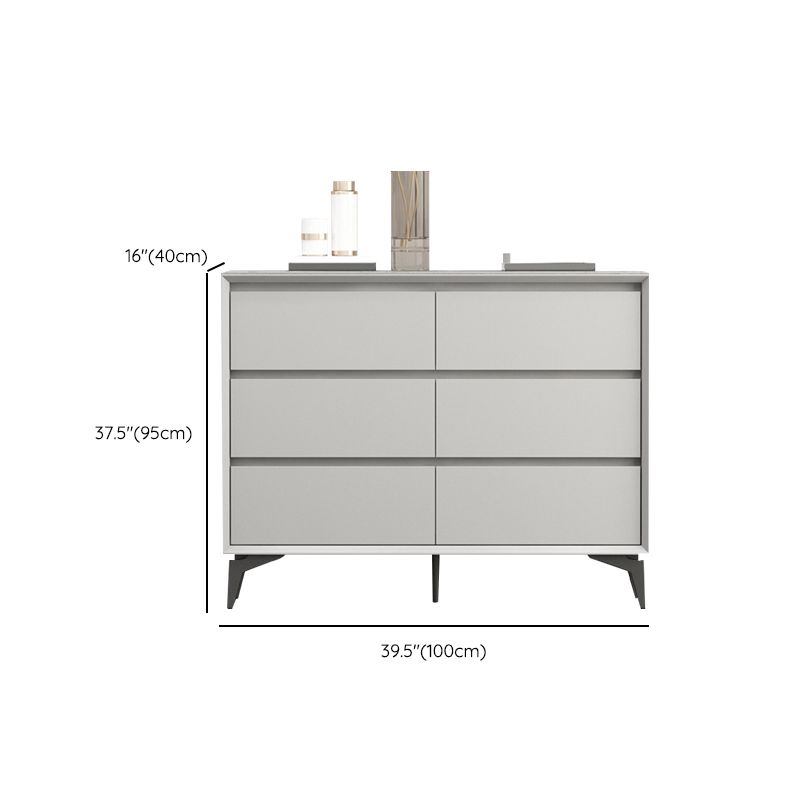 15.6-inch W Modern Storage Chest Stone Storage Chest Dresser with 3/6 Drawers Clearhalo 'Bedroom Furniture' 'Dressers & Chests' 'dressers_chests' 'furn' 'furn_dressers_chests' 'Furniture' 1200x1200_06f624ef-5bc3-4629-bbb0-75d1cff923c4