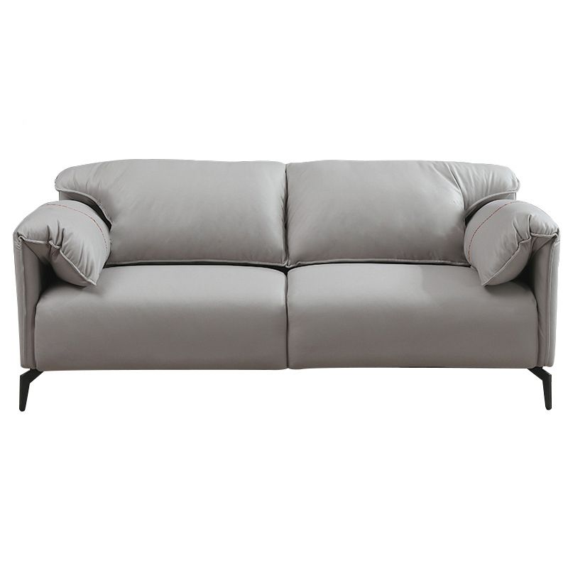 2-3 Seater 29.5"H Faux Leather Pillow Top Arm Sofa for Living Room Clearhalo 'furn' 'furn_sofas' 'Furniture' 'furniture_sofas' 'Living Room Furniture' 'Sofa' 'sofas' 1200x1200_06f669cf-da0b-40f3-ae5c-c10b89408664