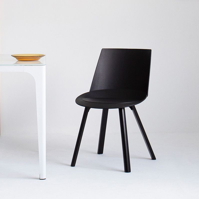 Contemporary Style Chair Dining Armless Chairs for Kitchen with Plastic Legs Clearhalo 'Dining Chairs' 'Dining Tables & Seating' 'dining_chair' 'furn' 'furn_dining_chair' 'Furniture' 'furniture_dining_chair' 'Kitchen & Dining Furniture' 1200x1200_06f806b4-25d1-403e-91aa-94502e7c0c54