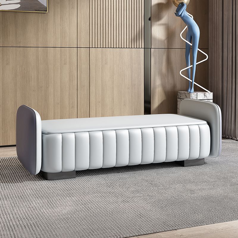 Bedroom Bench Modern Seating Bench with Upholstered , 19.5-inch Width Clearhalo 'Benches' 'Chairs & Seating' 'furn' 'furn_benches' 'Furniture' 'Living Room Furniture' 1200x1200_06f9c4c6-38ba-476c-992d-3c69652525b5