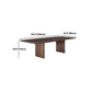 Solid Wood Modern Dining Table Rectangle Kitchen Furniture with Double Pedestal Base Clearhalo 'Dining Tables & Seating' 'Dining Tables' 'dining_table' 'furn' 'furn_dining_table' 'Furniture' 'furniture_dining_table' 'Kitchen & Dining Furniture' 'kitchen' 'kitchen_dining_table' 1200x1200_06fd49ea-4e2f-4943-9b55-e995ff159a28