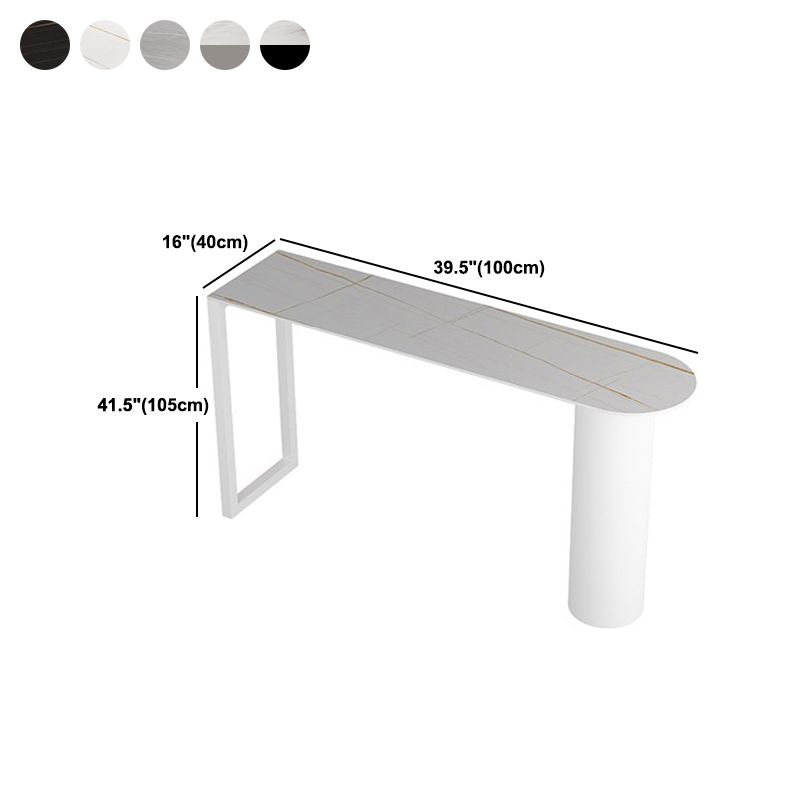Moderne bartafel van gesinterd steen, eettafel voor keuken, woonkamer, koffiekamer
