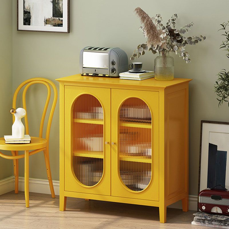 Stitboard a buffet in legno a buffet in stile glam con 2 porte, 33,46 "W