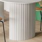 White Two Base Dining Table Modern White Stone Top Dining Table for Living Room Clearhalo 'Dining Tables & Seating' 'Dining Tables' 'dining_table' 'furn' 'furn_dining_table' 'Furniture' 'furniture_dining_table' 'Kitchen & Dining Furniture' 1200x1200_070112ff-3d0a-4c08-997a-0027d886646f