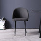 Contemporary Kitchen Dining Side Chair Upholstered Dining Chair in Grey