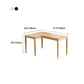 L-shape Solid Wood Office Desk Modern Corner Writing Desk with 4 Legs
