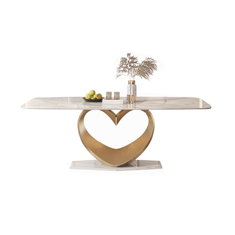 Luxury 1/2/5/7/9 Pieces Dining Set Sintered Stone Dining Table with Leather Chairs Clearhalo 'Dining Room Sets' 'Dining Tables & Seating' 'dining_room_set' 'furn' 'furn_dining_room_set' 'Furniture' 'furniture_dining_room_set' 'Kitchen & Dining Furniture' 1200x1200_07046f61-d444-4b51-8289-75e644220870