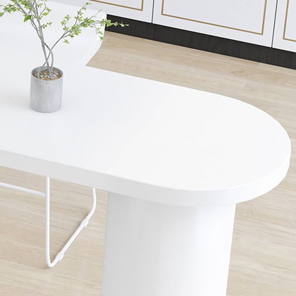 Moderno rettangolo di rettangolo bancone della barra di metallo bancone per casa