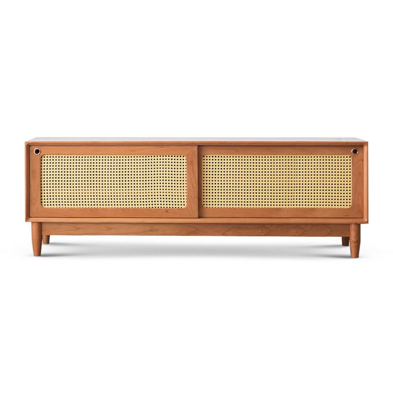 Traditional TV Media Stand Solid Wood 2 Doors TV Stand Console Clearhalo 'furn' 'furn_tv_stands_entertainment_centers' 'Furniture' 'Living Room Furniture' 'TV Stands & Entertainment Centers' 'TV Stands & Media Storage Furniture' 'tv_stands_entertainment_centers' 1200x1200_0708f0c3-2efe-443b-92d0-1fbb66bde083