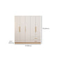 Contemporary Style Wardrobe Wooden Bedroom Closet with Hinged Door