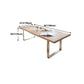 Rectangle Solid Wood Dining Table Luxury Double Pedestal Table for Dining Room Clearhalo ' dining_table' 'Dining Tables & Seating' 'Dining Tables' 'furn' 'furn_dining_table' 'Furniture' 'furniture_dining_table' 'Kitchen & Dining Furniture' 'kitchen&dining_furn' 'kitchen' 'kitchen_dining_table' 1200x1200_070a2538-85ff-4dc0-be05-18fcaa2e43b5