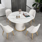 Modern 1/2/5/7 Pieces Dining Set Round Stone Dining Table for Dining Room Kitchen