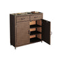 Modern Storage Cabinet Wicker&Rattan Side Cabinet With Doors Clearhalo 'Cabinets & Chests' 'cabinets_chests' 'furn' 'furn_cabinets_chests' 'Furniture' 'Living Room Furniture' 1200x1200_070aa034-a6e4-4b9b-9c90-3a17ea411892