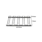 Contemporary Hanging Glass & Stemware Holder Stainless Steel Glass Rack in Black Clearhalo 'furn' 'furn_wine_racks' 'Furniture' 'Kitchen & Dining Furniture' 'Wine Racks' 'wine_racks' 1200x1200_070cbb6d-227c-4de1-b97c-f0f379fd8c56